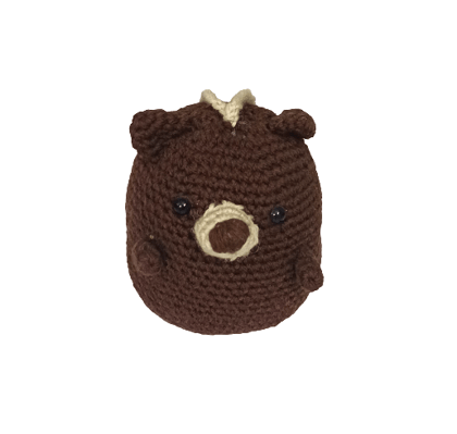 Handmade Crochet Bear Hanging / Bag Charm