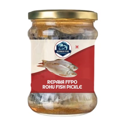 REPAKA FFPO Rohu Fish Pickle - Authentic & Spicy Homemade Delicacy 500gm