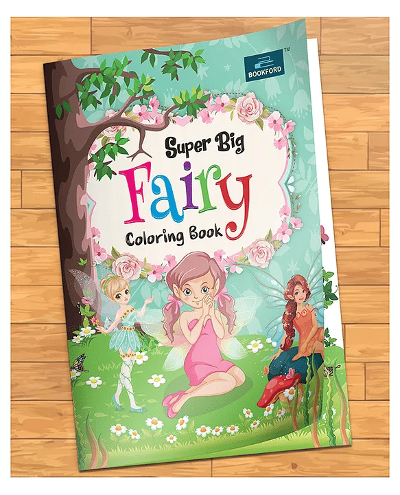 Super Big Coloring Book - Fairy For Kids