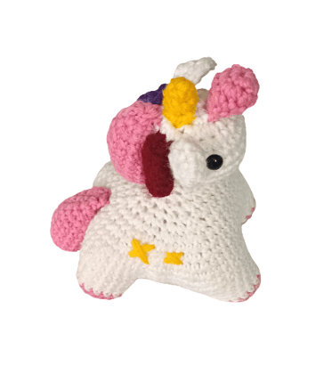 Handmade Crochet Unicorn Plush Toy