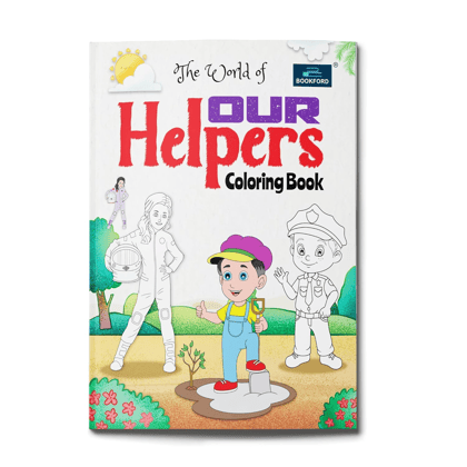 The World Of Our Helpers Coloring Book For Kids 