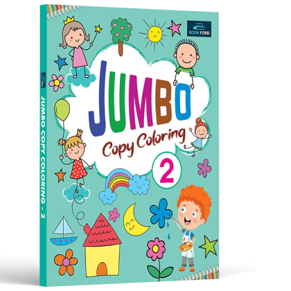 Jumbo Copy Coloring Book Part 2 Coloing Book For Kids