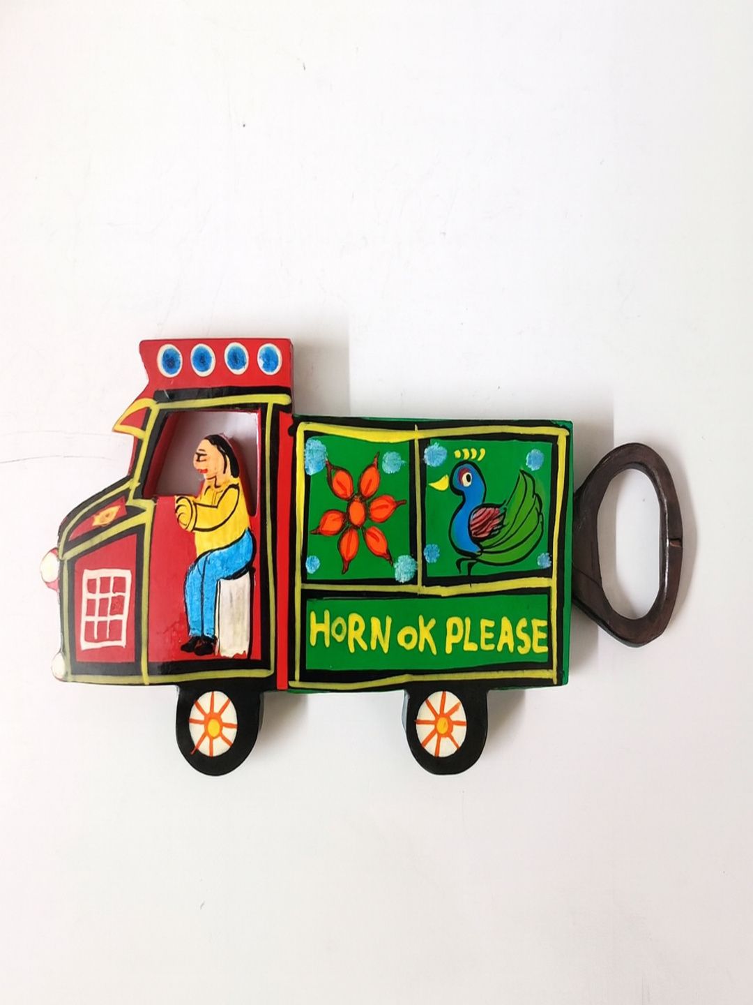 Lorry Bottle Opener - Red & Green