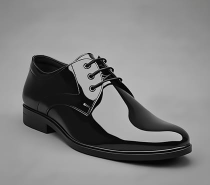 Stylish Black Lace-Up Formal Shoes for Men & Boys | Elegant Office, Business, Party & Daily Wear | Durable Designer Formal Footwear