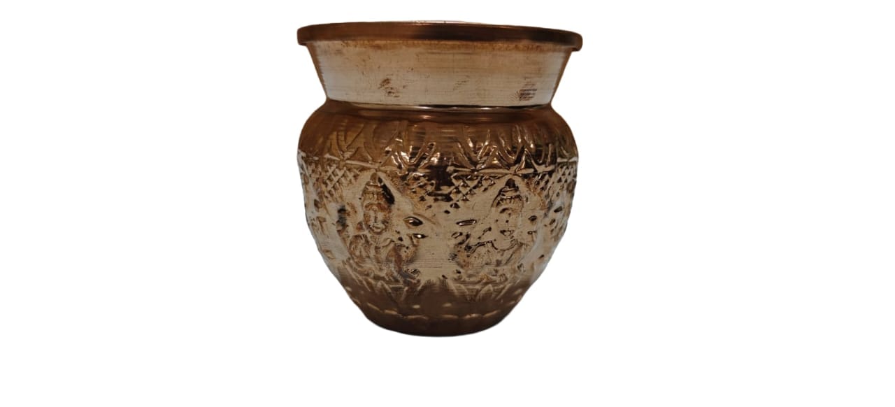 Traditional Bronze Kalash for Puja and Home Decor