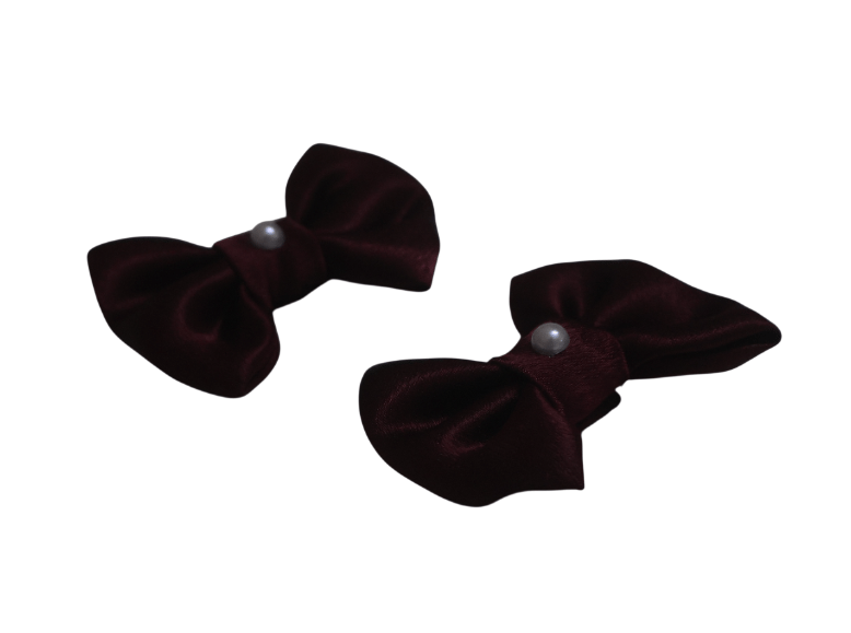 Hair Bows For Women, Bow Clips For Women - Barette Hair Clip - Luxury Silky Satin Hair Bow Clips 