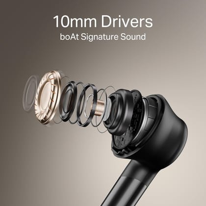 Boat Airdopes 148 Gen 2, 48H Battery, 4Mics ENx Tech, Beast Mode, ASAP Charge, Bluetooth Earbuds, TWS Ear Buds Wireless Earphones with mic (Active Black)