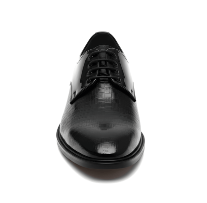 WUGO::Latest Classic Black Oxford Formal Shoes for Men & Boys | Premium Lace-Up Office Wear Shoes | Classic Design, Comfortable Fit & Durable Finish for Daily Business Use