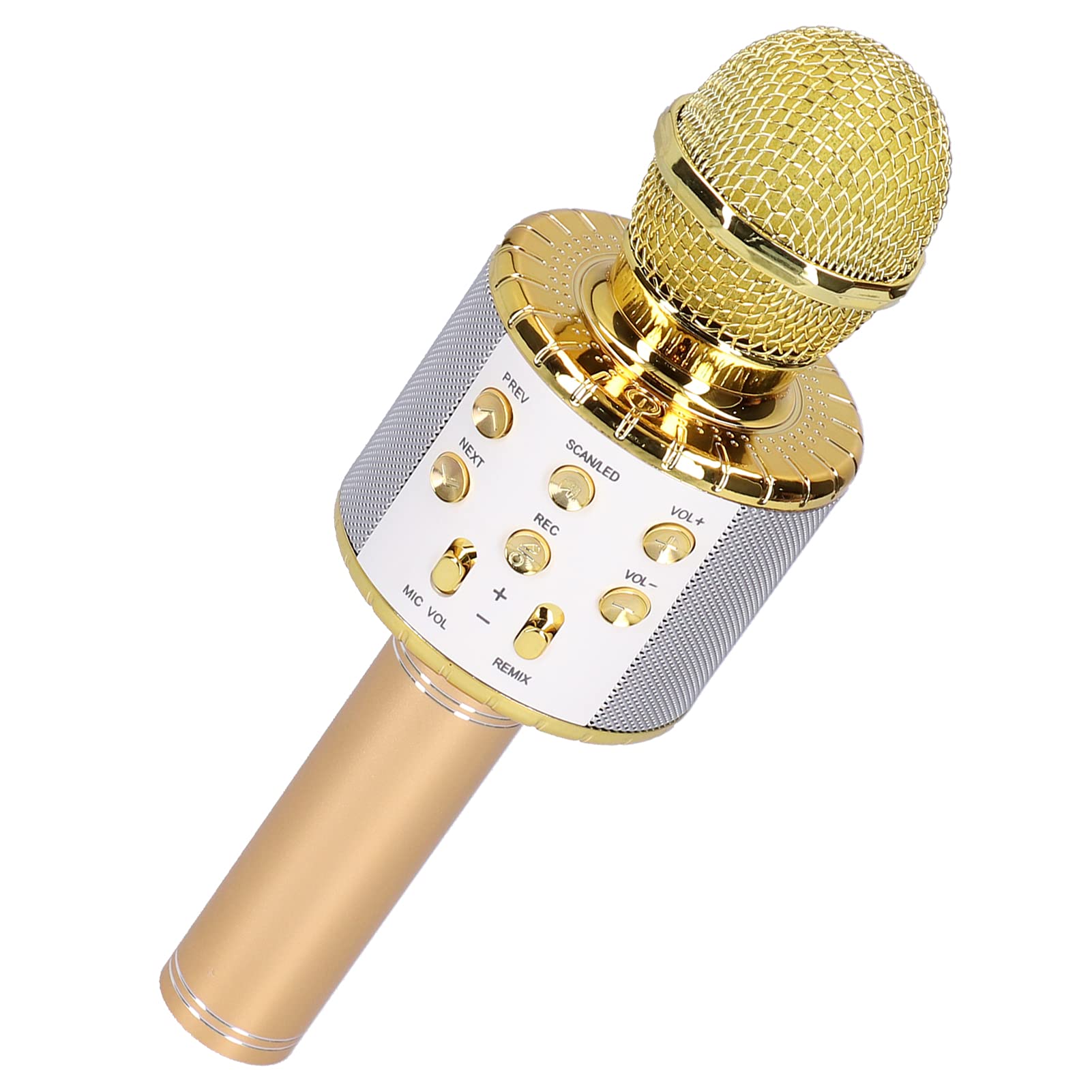  Wireless Bluetooth Karaoke Microphone, Rechargeable Professional Handheld Karaoke Mic Speaker