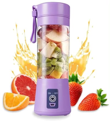 Portable 6-Blade Electric Juicer Blender with built-in JarJuicer Mixer Bottle,Fruit Juicer Machine,USB Rechargeable Personal Size Juicer Grinder Mixers