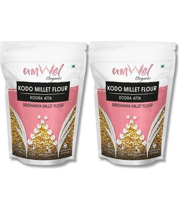 Amwel Kodo Millet Flour | Kodra Atta | Siri Dhanya Millets Flour 900 gm Pack of 2