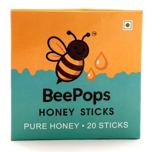 Beepops honey sticks made with pure natural honey for clean nutrition and daily wellness