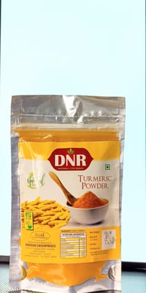 DNR Pure & Natural Turmeric Powder (100g) | High Curcumin Haldi for Cooking, Immunity & Skincare