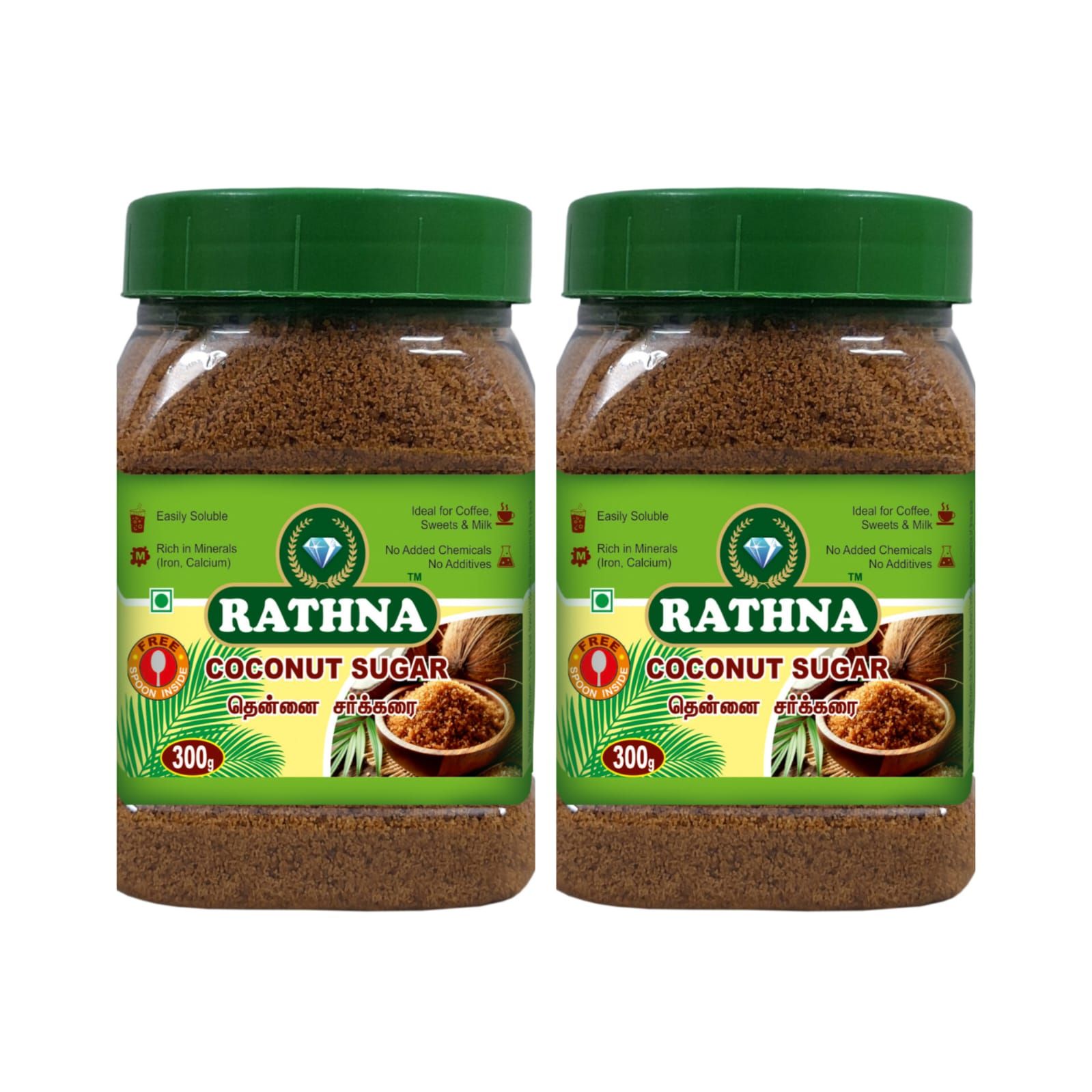 Coconut Sugar pack of 2 (each pack 300g)