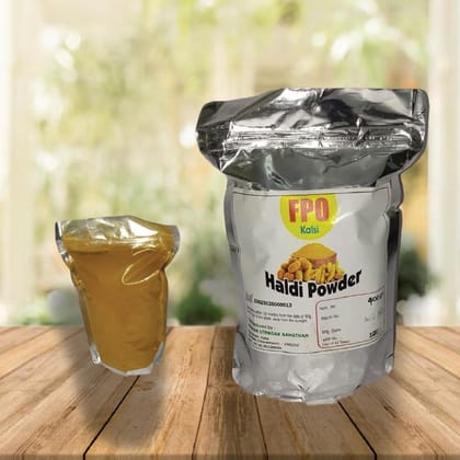 FPO Kalsi Haldi Powder Turmeric Spice - 400g Pouch