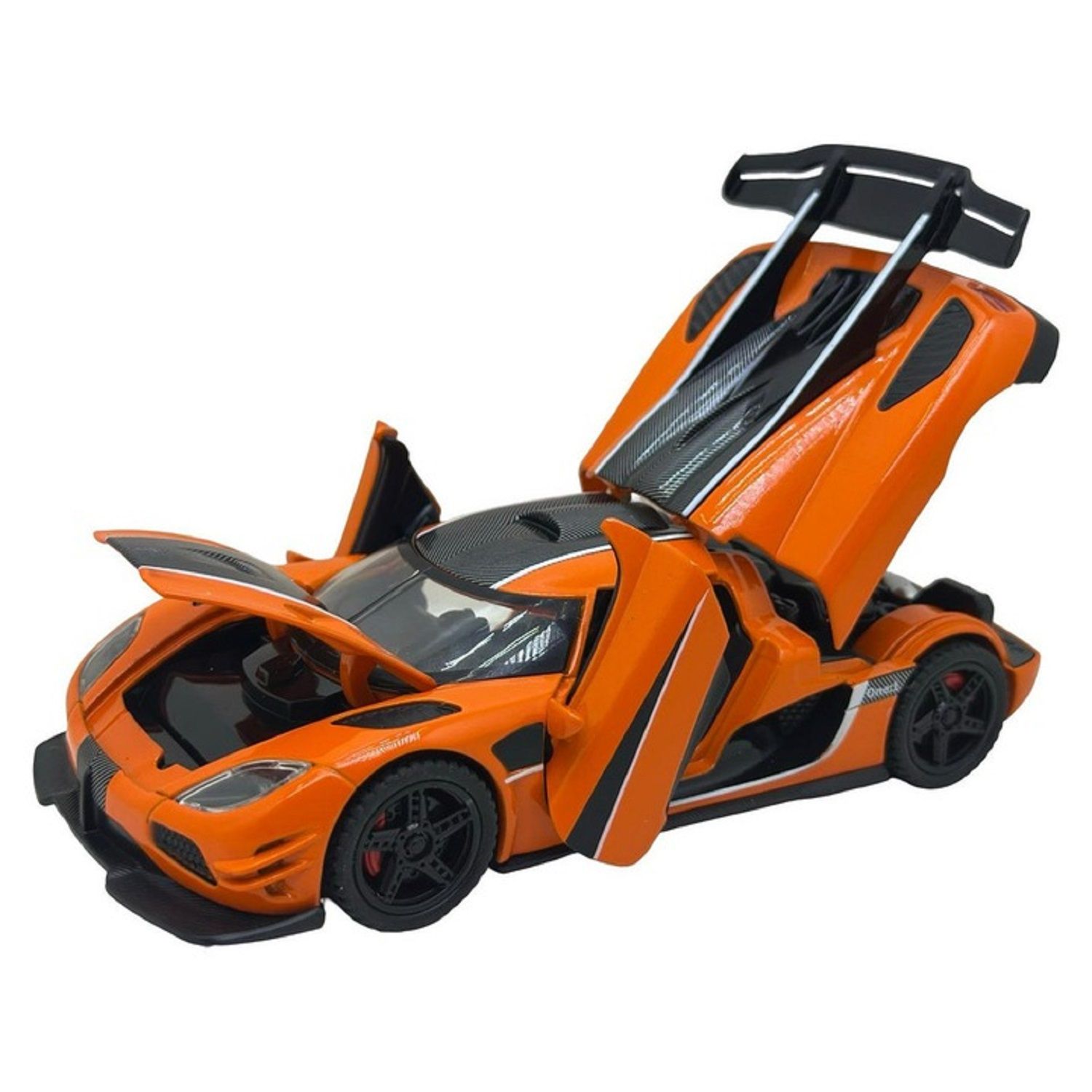 KTRS Enterprise 1/32 Dodge Challenger Kenigsegg Die Cast Metal Toy Cars,Pull Back Hellcat Car with Light and Music Hellcat Toy Car Collectible Model Cars,for Boys Age 3 + Year Old