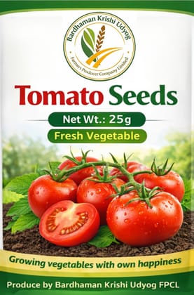 Premium Quality 100% Natural Tomato Seeds with Germination Guarantee (25g)