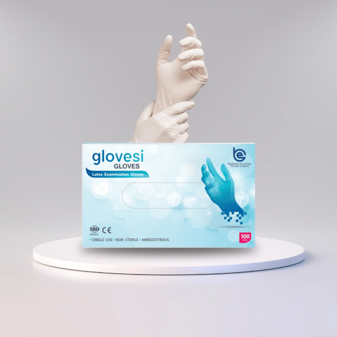 Latex Examination Powdered Gloves