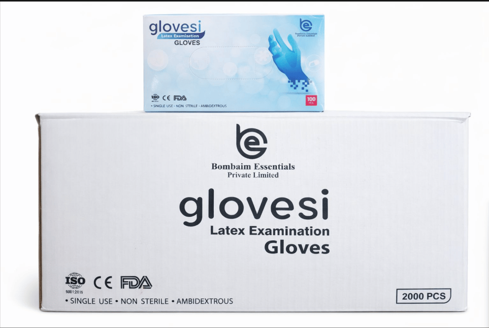 Latex Examination Powderfree Gloves