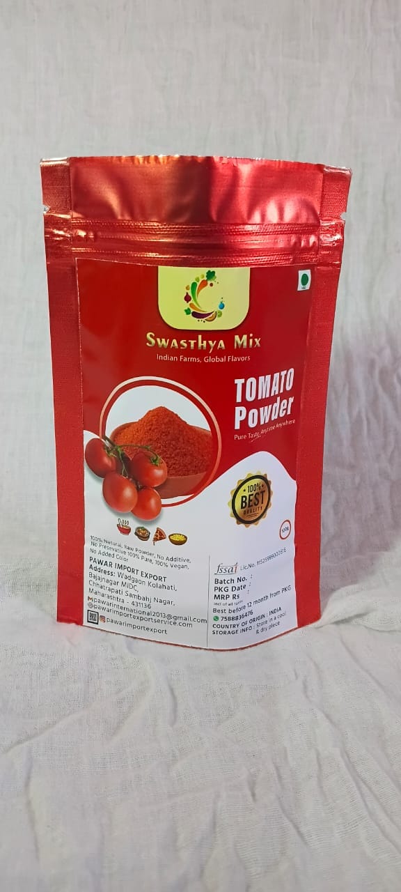 SWASTHYA Mix Tomato Powder - 100% Natural, Pure & Vegan, No Additives