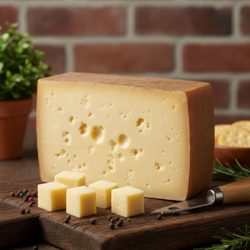 Mishti Gourmet Premium Artisanal Gruyere Cheese 1KG Block