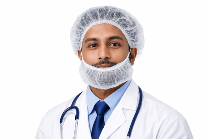 NON WOVEN BEARD MASK 15 GSM NON WOVEN BEARD MASK 15 GSM