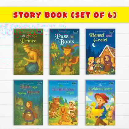 SET OF 6 Books Combo My First Little Fairy Tales Series (1) - Magical Stories for Kids, Imagination Building, Bedtime Reading Collection. 