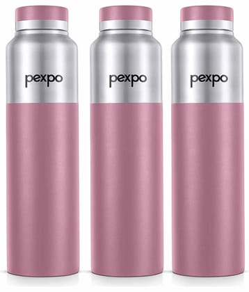 Go24 CROWN Black Stainless Steel Water Bottle 950 mL ( Set of 1 )
