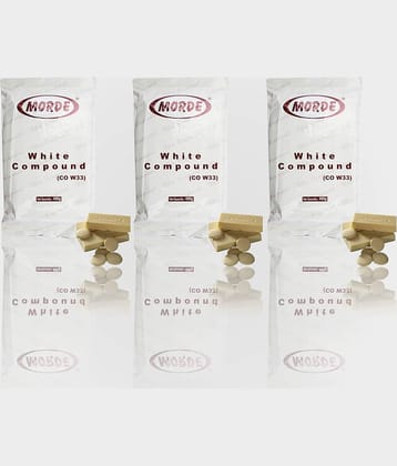 Morde White Chocolate Compound Slab (CO-W33) White Chocolate 400 g