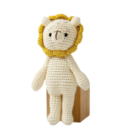 Handmade Crochet Lion Amigurumi Stuffed Toy