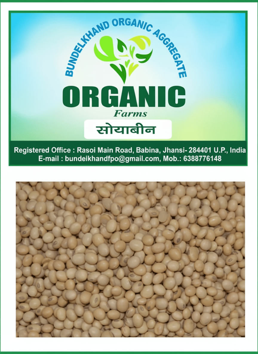 Bundelkhand Organic Farms Premium Soya Beans