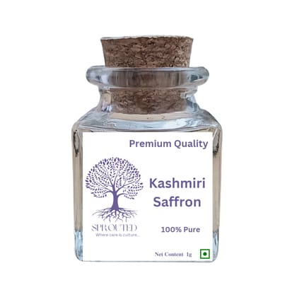 Sprouted Kashmiri Saffron/Kesar/Keshar – 100% Pure for Pregnant Women, Beauty purpose, Cooking and Sweets