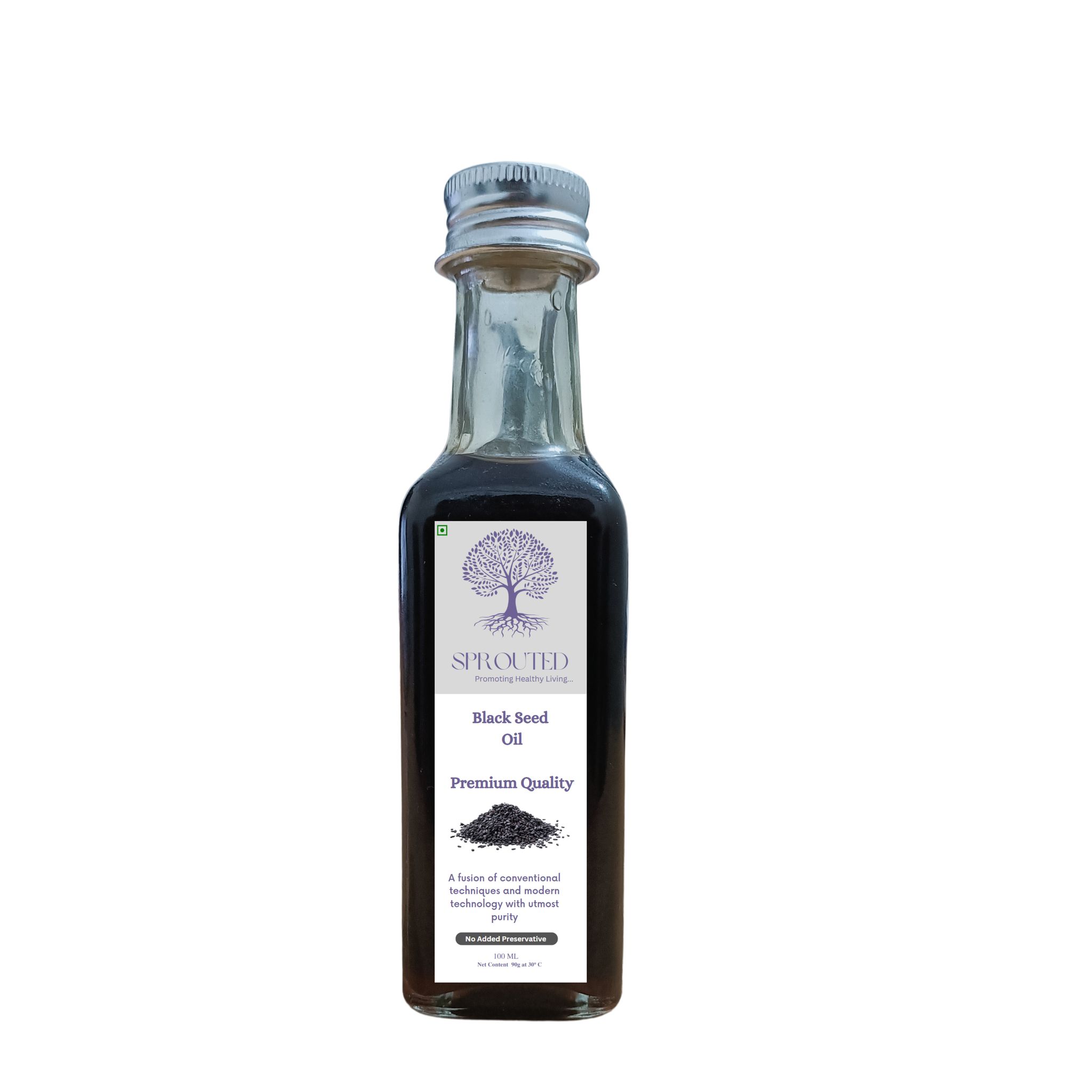 Sprouted Cold Pressed Black Seed Oil (Kalonji Oil) – 100% Pure & Natural 