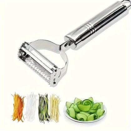 2 in 1 Vegetable Peeler Multi-Functional Fruit & Veggie Shredder Slicer and Grater for Potatoes, Carrots, Cucumbers (Vegetable Peeler)
