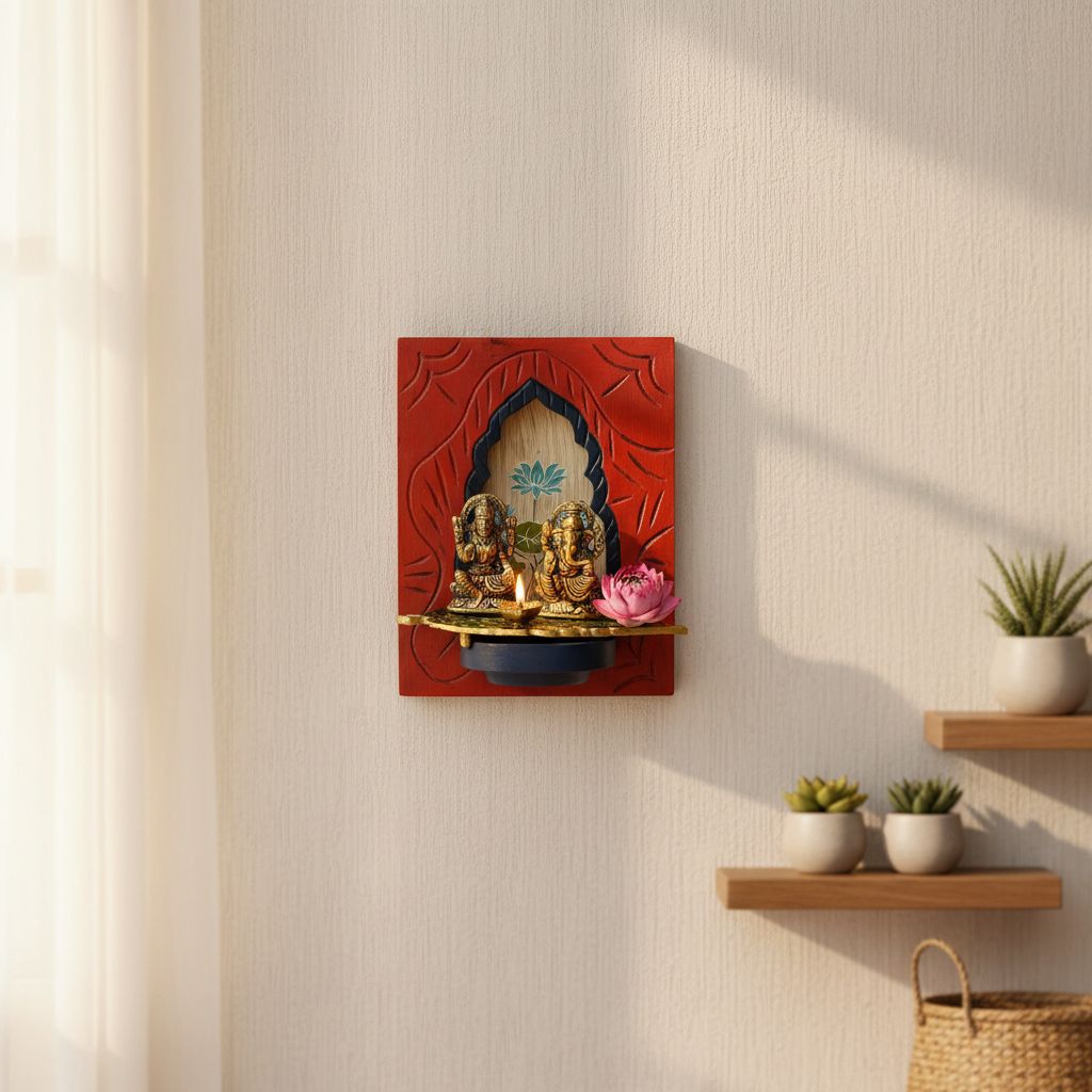 Hand Carved Wooden Frame for Wall | Home Living Room Decor