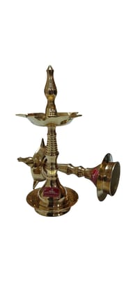 Kerala Brass Oil Lamp