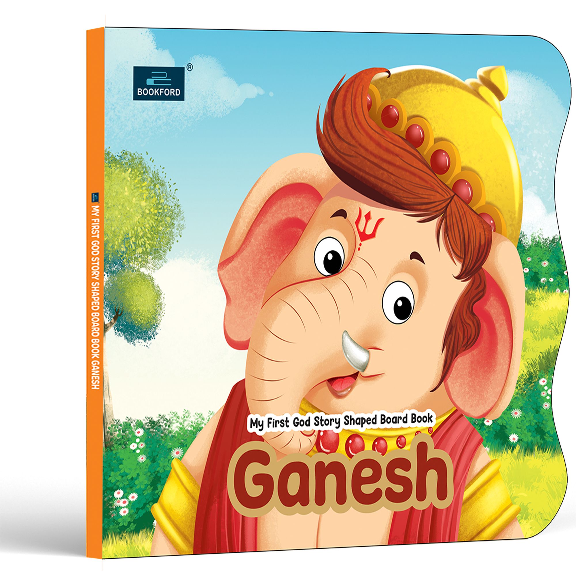 My First Shaped God Board Book – Illustrated Ganesh Hindu Mythology Picture Story Book for Kids - Age 2+ Yrs (Indian Gods and Goddesses)