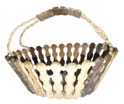 Hand-Made Flower Buscket- 1pcs