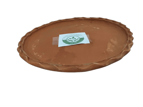 Terracotta Round Planter Bottom Plate | Plant Saucer Tray | Rustic Brown Clay