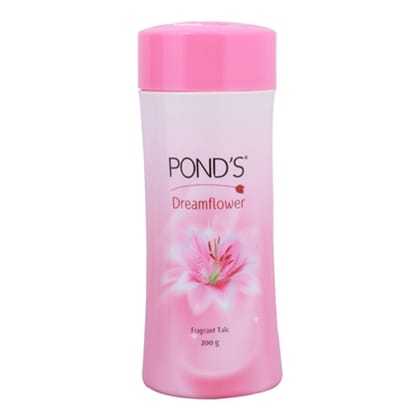 POND'S Dreamflower Floral Perfumed Powder with Glow-boosting Vitamin B3 For Women| Crafted with Superfine Minerals For Smooth Texture| Refreshing Long-Lasting Fragrance of Pink Lily| 200g POND'S Dreamflower Floral Perfumed Powder with Glow-boosting Vitam