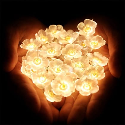  GLOWSERIE  Decorative Blossom Shaped LED String Lights