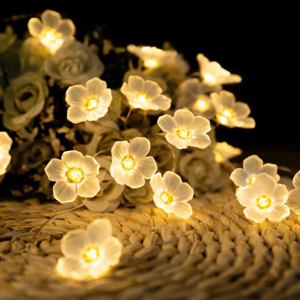 GLOWSERIE  Flower LED String Light for Party & Room Decor