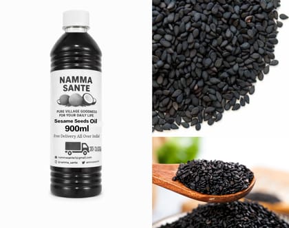 Sesame Seeds Oil, Til Oil, Gingelly Oil, Nallennai, Ellu Ennai 900ml