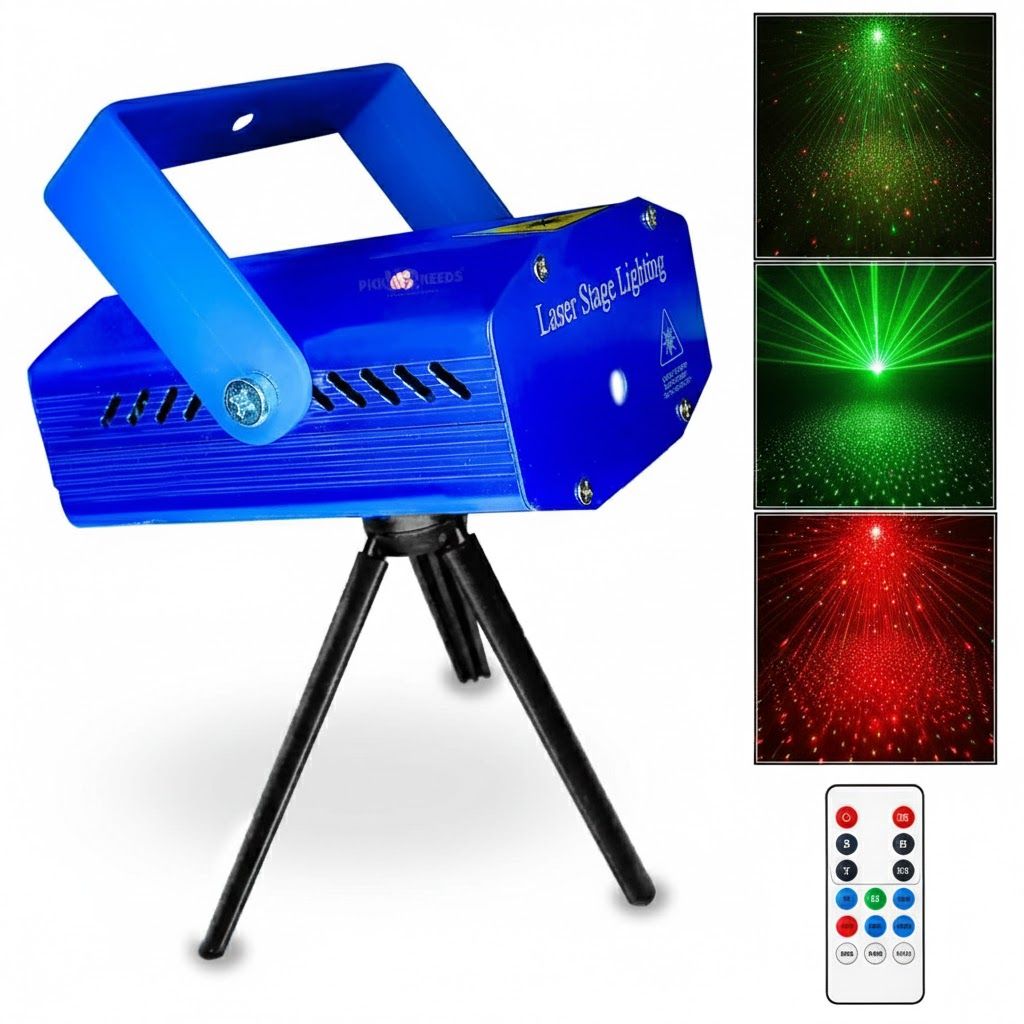 GLOWSERIE 3D LED Laser Star Pattern Night Light Projector
