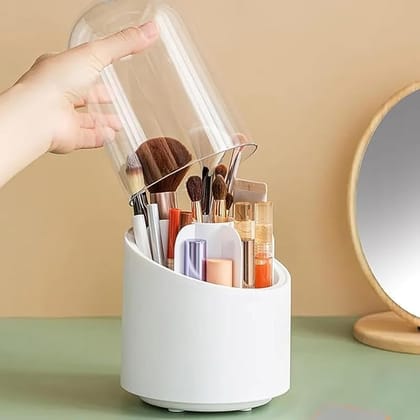 GLOWSERIE Multi-Compartment Rotating Makeup Brush Holder
