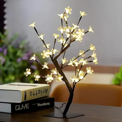  GLOWERIE Metal Tree Blossom Glow LED Tree Lamp