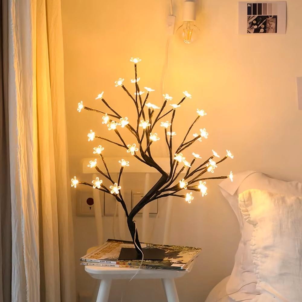  GLOWSERIE Metal Tree Lamp  Elegant Branch LED Night Lamp 