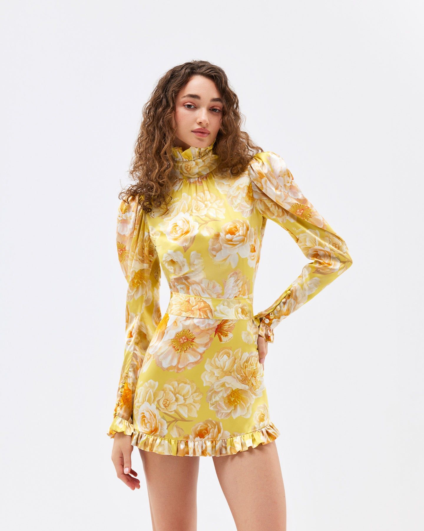 Buttercup Rose Dress-XXS