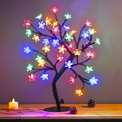 GLOWSERIE Glow Flower Tree Lamp – USB Operated Decorative Night Light