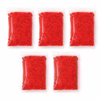 Red Cotton Diya Wicks (500 Pcs) – 3 inch long - Pure Cotton for Oil & Ghee Diyas